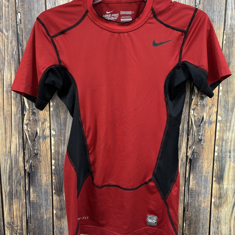 Red Nike Pro Shirt, Size: S