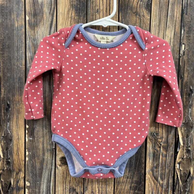 Pink Matilda Jane Onesie, Size: 6-12m