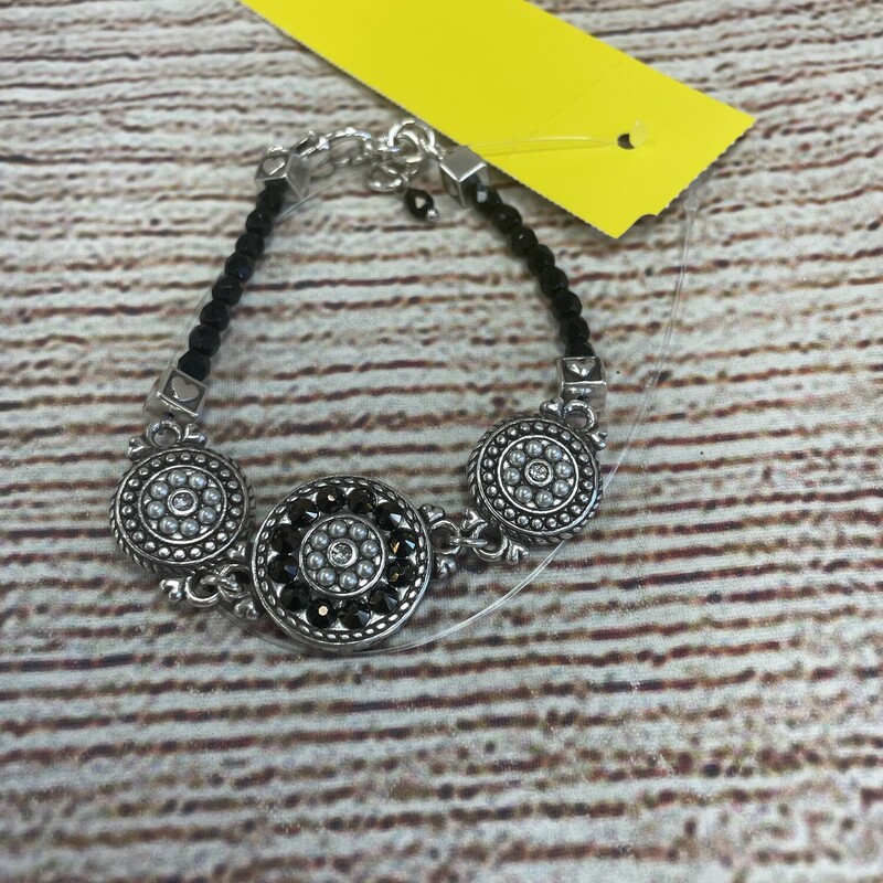 Brighton Bracelet, Black, Size: None