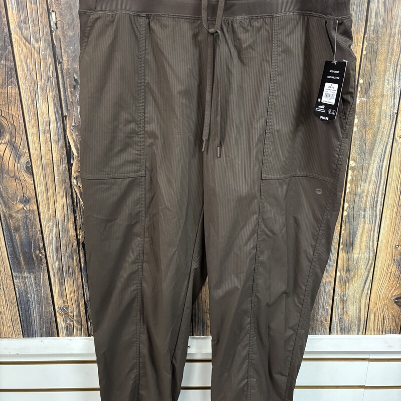 NWT Brown Avia Pocket Joggers, Size: L