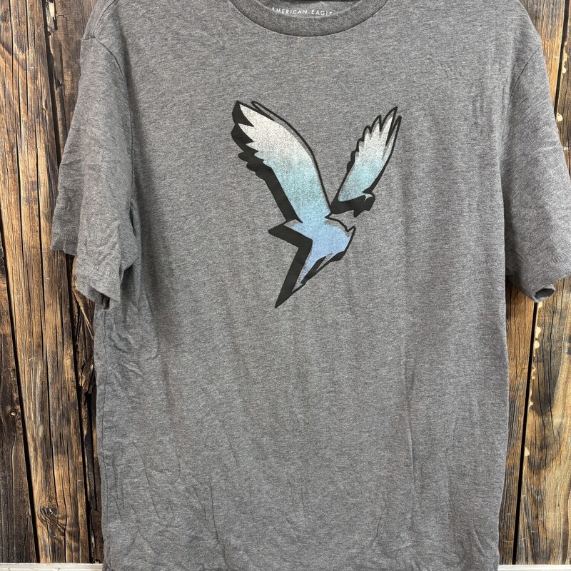 Grey AE Eagle Tee, Size: M