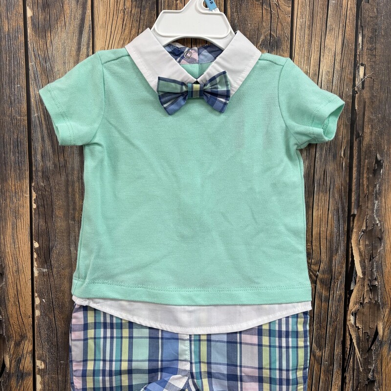 Crown And Ivy Teal Outfit, Size: 6m