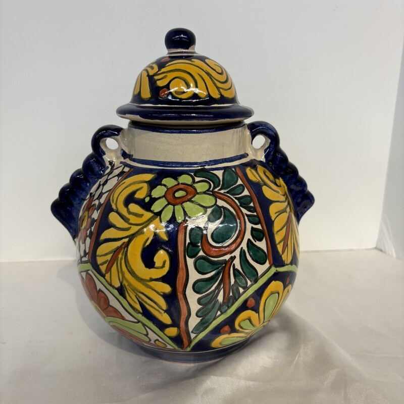 Alba Mex Floral Paint Jar