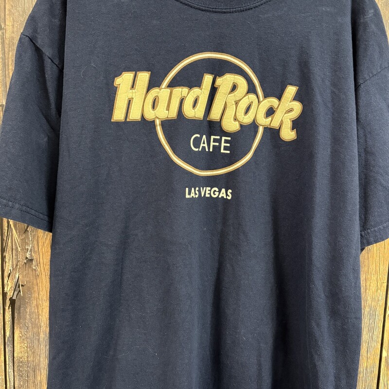 Blue Hard Rock Cafe Tee, Size: Med