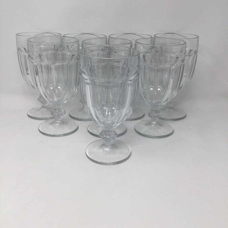 Pressed Glass Goblets