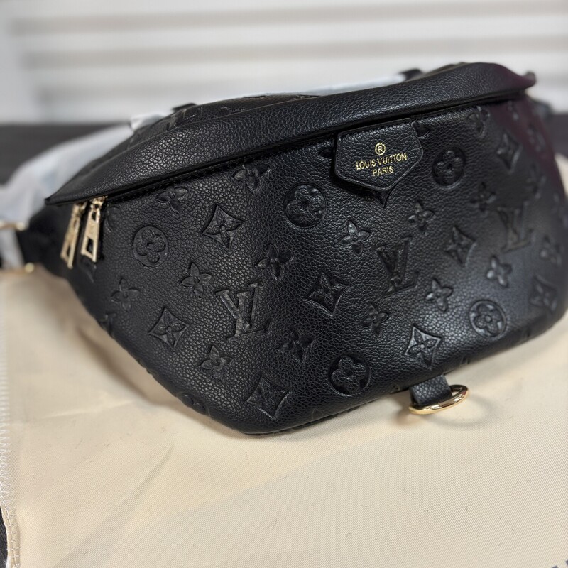 Designer Black Bumbag