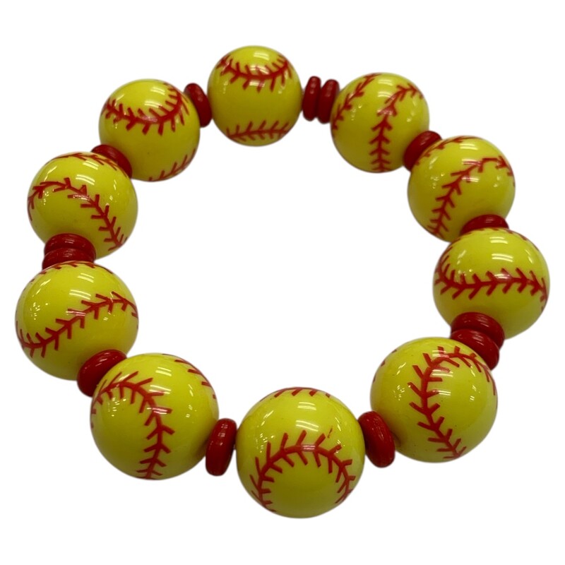 Plunder Bracelet Soccer, Yellow, Size: None