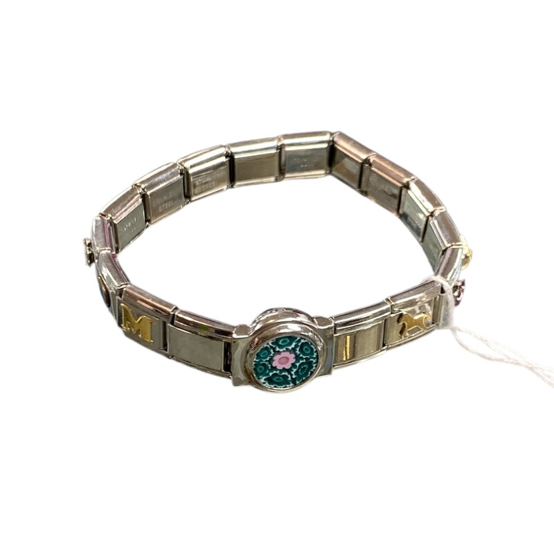 Bracelet Charms, Silver, Size: None