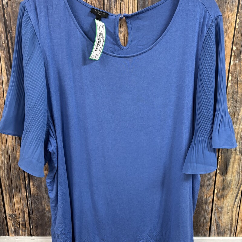 Blue Talbots Top, Size: 2X