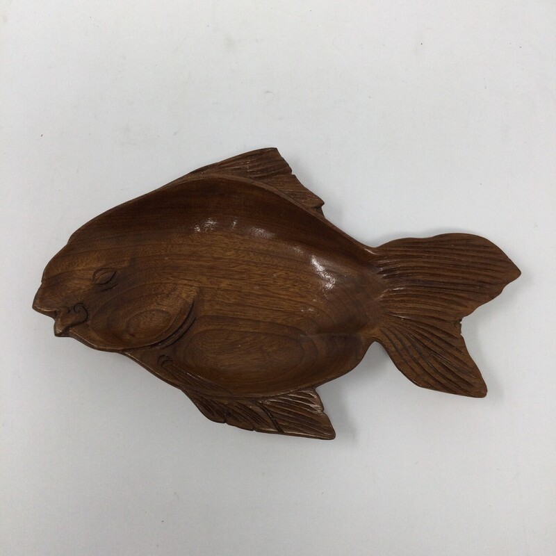 Wooden Fish Pin Dish