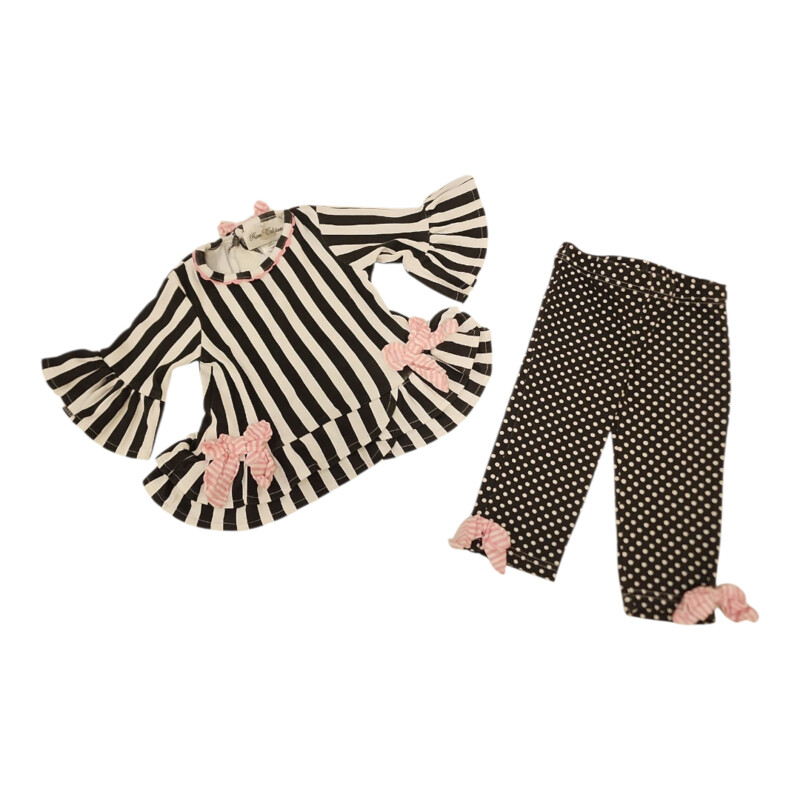 2pc Stripes & Dots