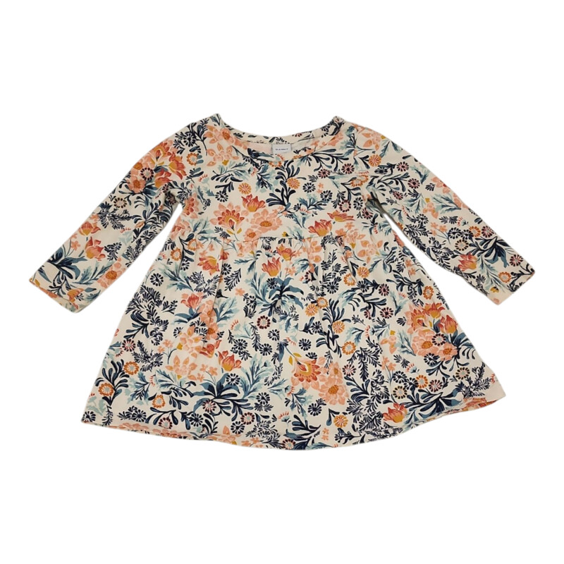 Long Sleeve Dress: Flower