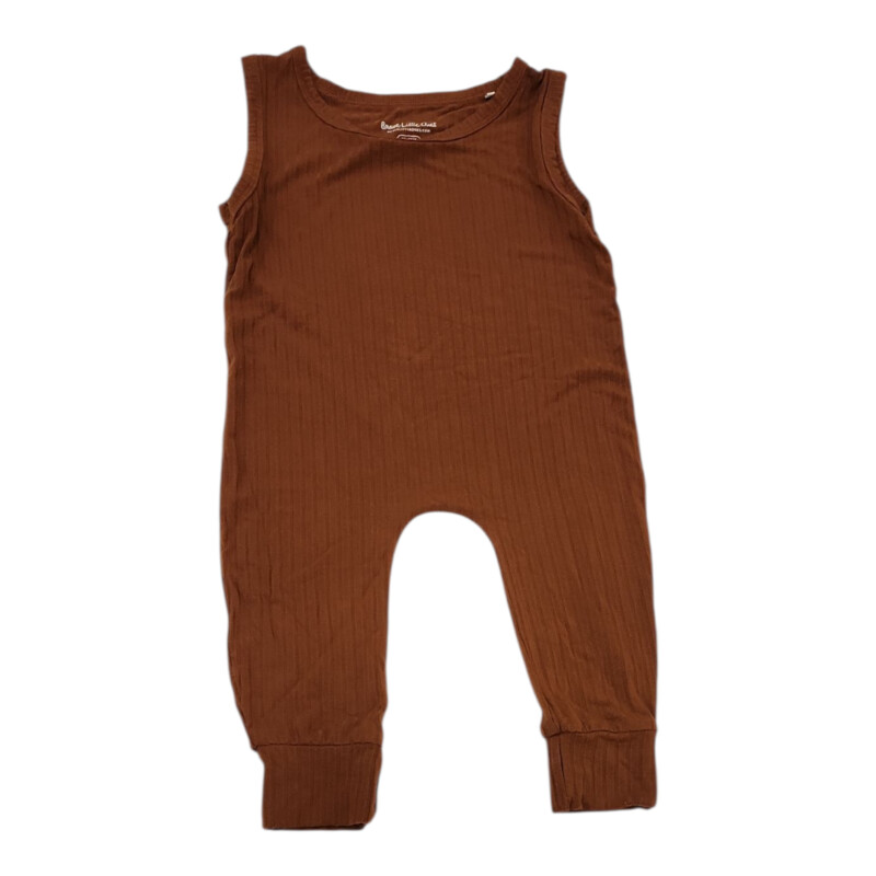 Romper: Tank Brown Bamb