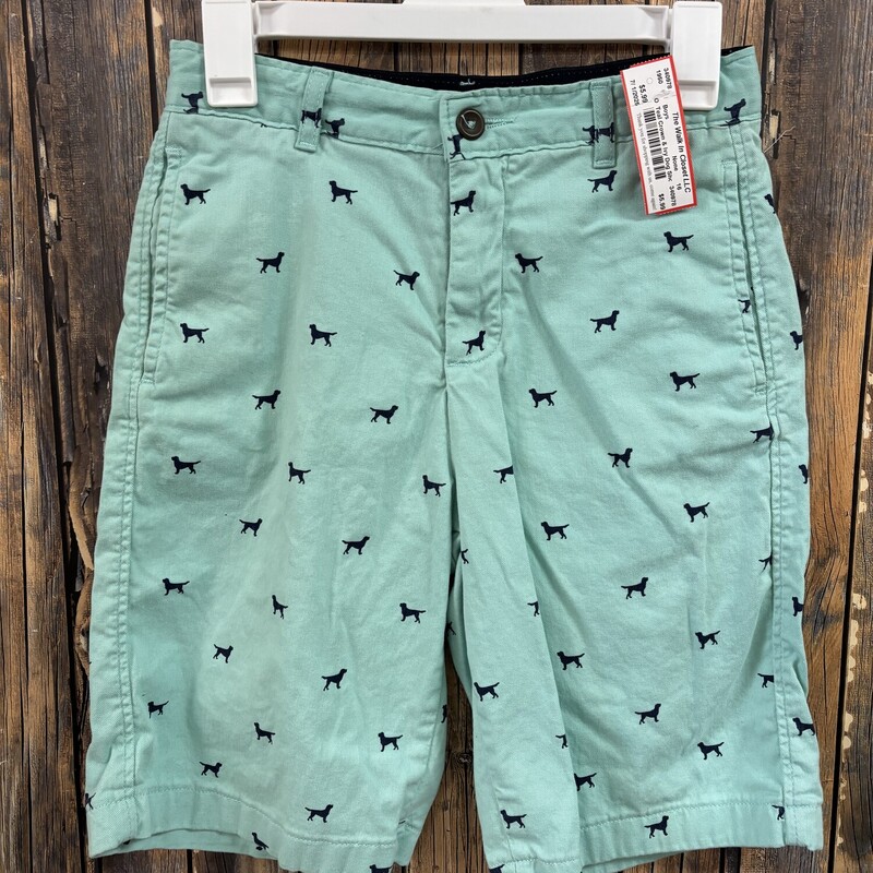 Teal Crown & Ivy Dog Shorts, Size: 16