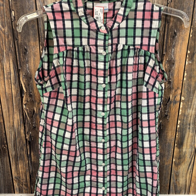 Checkered Columbia Tank, Size: S