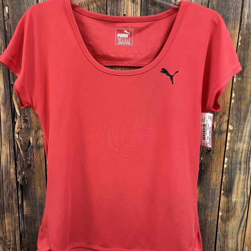 Coral Puma Tee, Size: M
