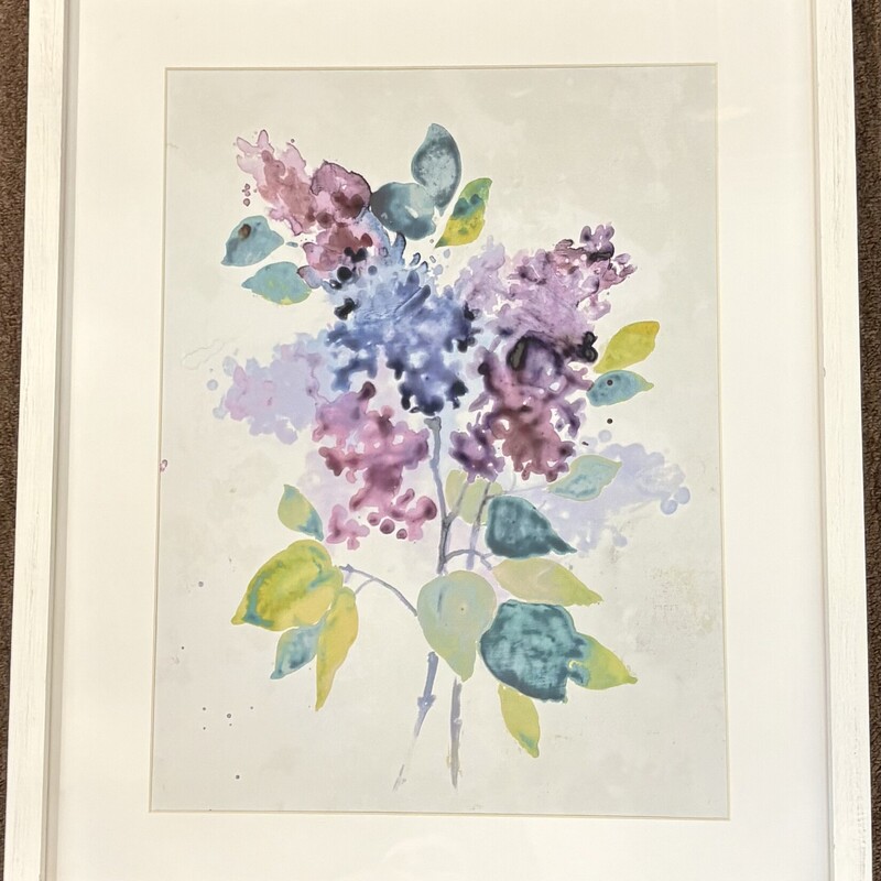 Rustic Wood Frame Florals
White Purple Blue Green
Size: 17.5x21.5H