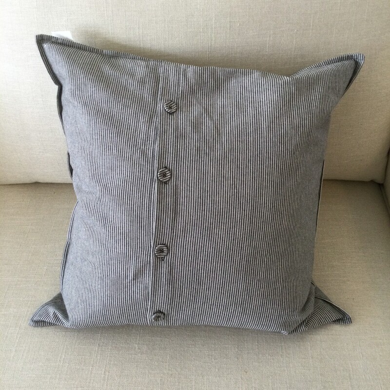 Ticking Style Toss Cushio