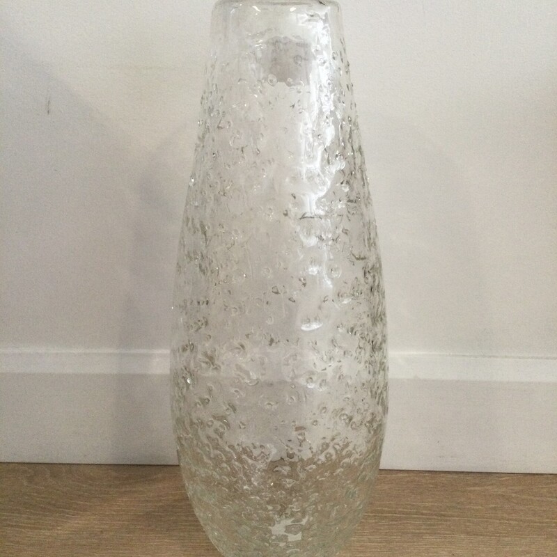 Tall & Heavy Glass Vase