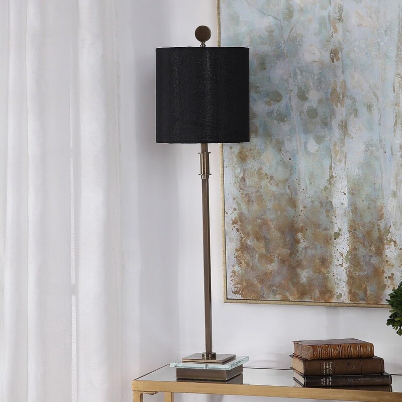 Uttermost Volante Table Lamp
Gold Black Clear Size: 9 x 34H
Retails: $302+