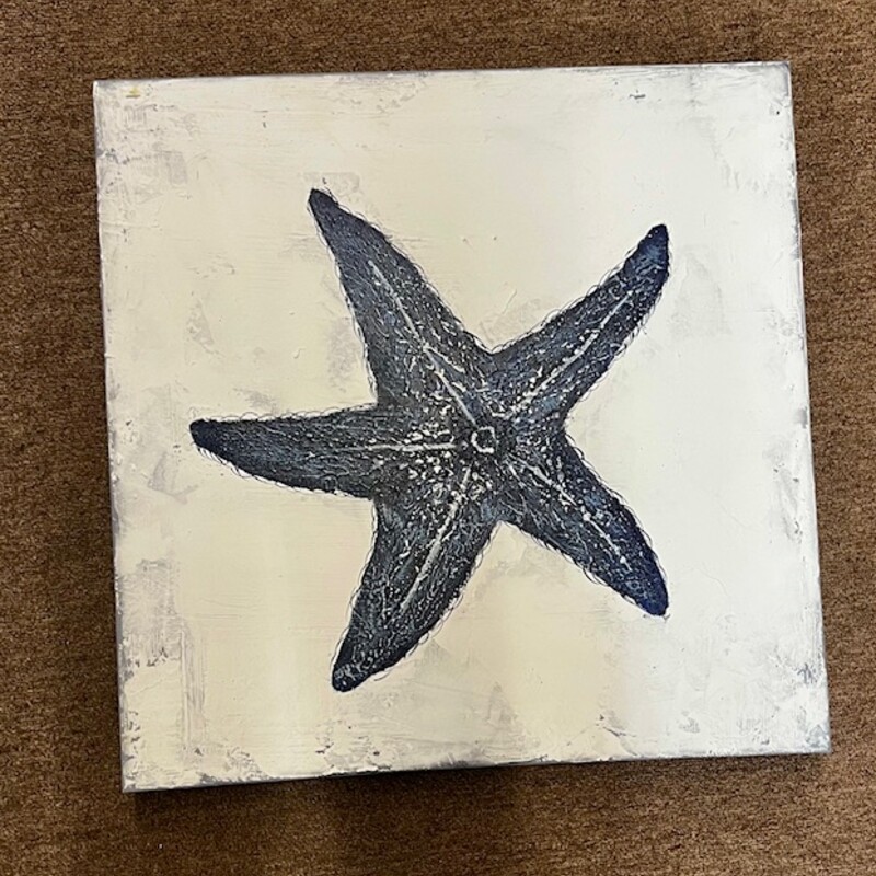 Textured Starfish Canvas
Blue White Gray Size: 20 x 20H