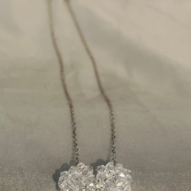 925 Crystal 3D Heart