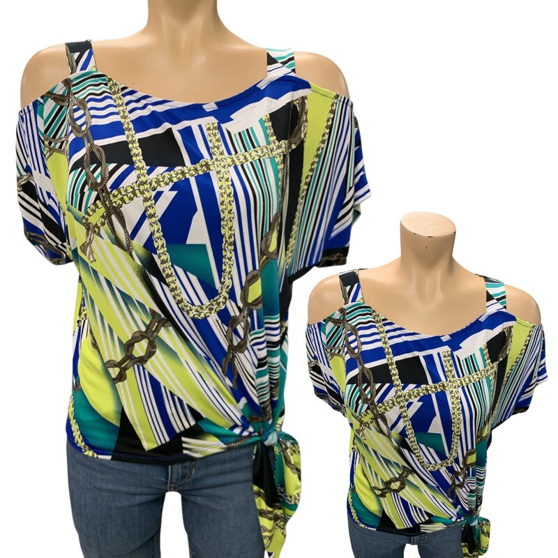 Laura, Blue/yel, Size: S