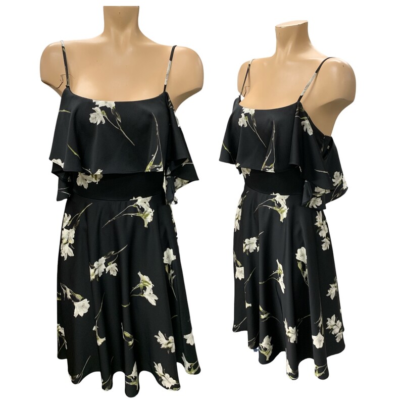 Le Chateau, Blk/Whi, Size: S