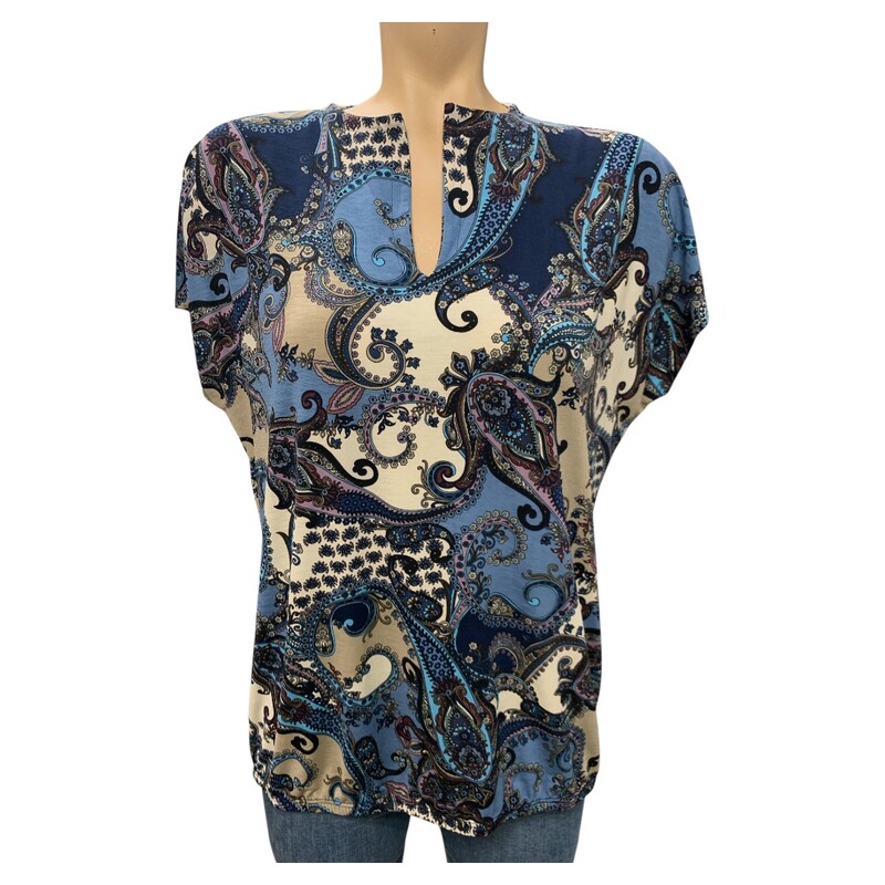 Laura, Blue/whi, Size: S