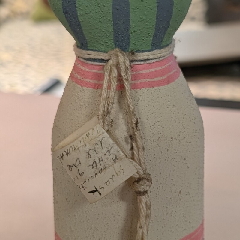 C.Poleyestewa Squash, Kachina, Signed<br />
3 x 5 x 10h