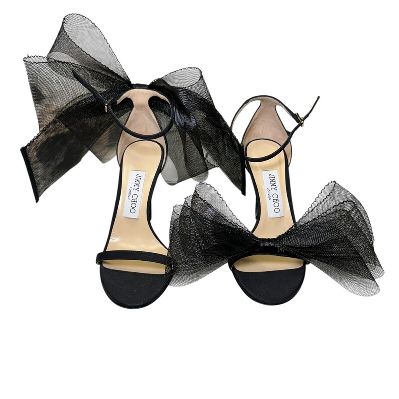 Jimmy Choo Avaline Black Bow Heels<br />
<br />
Size 36<br />
<br />
In excellent condition.<br />
<br />
Does not come with the original dust bag or box.