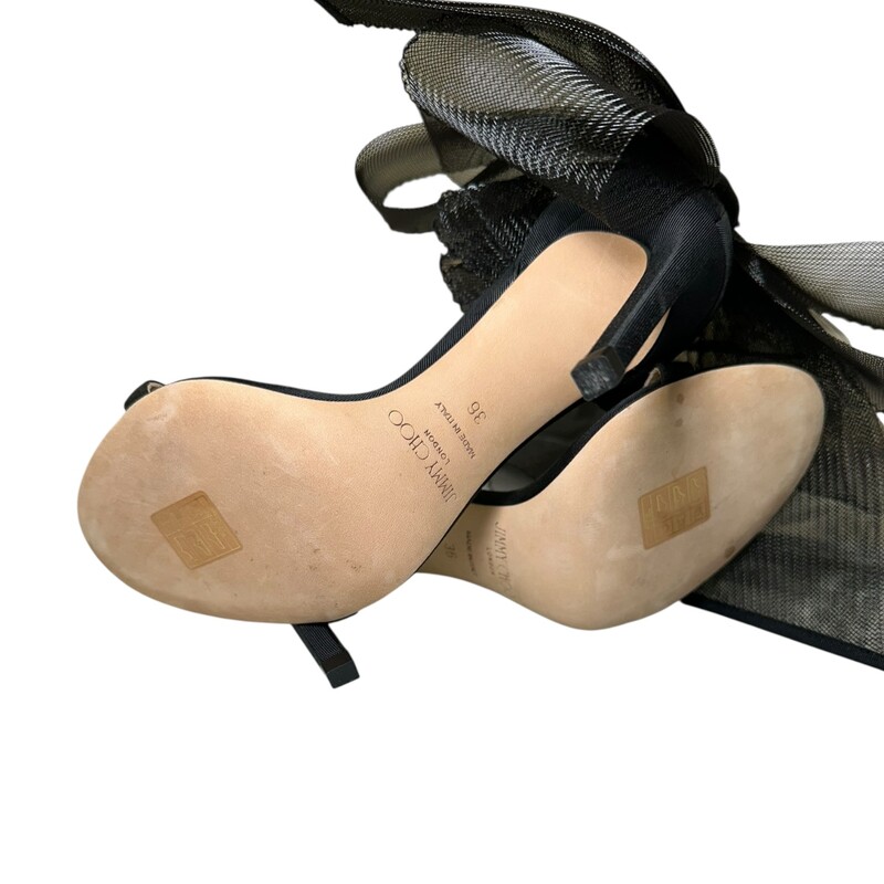 Jimmy Choo Avaline Black Bow Heels<br />
<br />
Size 36<br />
<br />
In excellent condition.<br />
<br />
Does not come with the original dust bag or box.