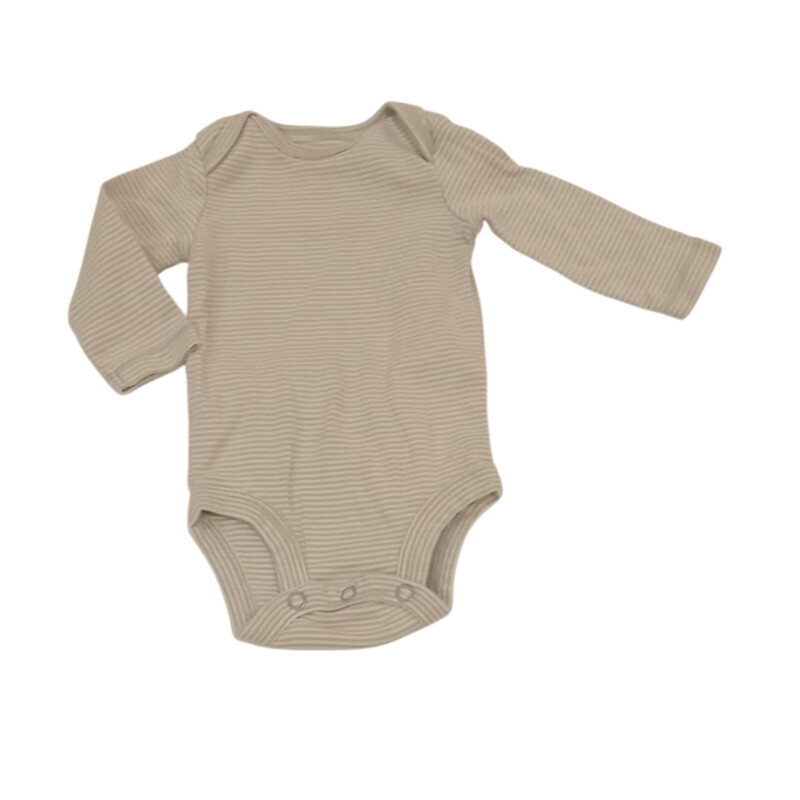 Long Sleeve Onesie: Gray