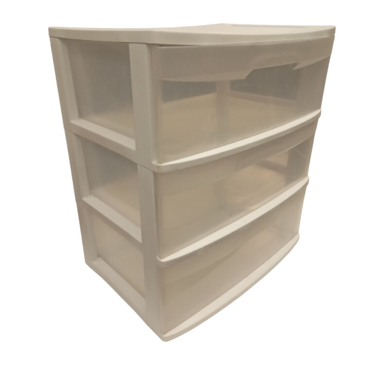 3 Drawer Plastic Storage