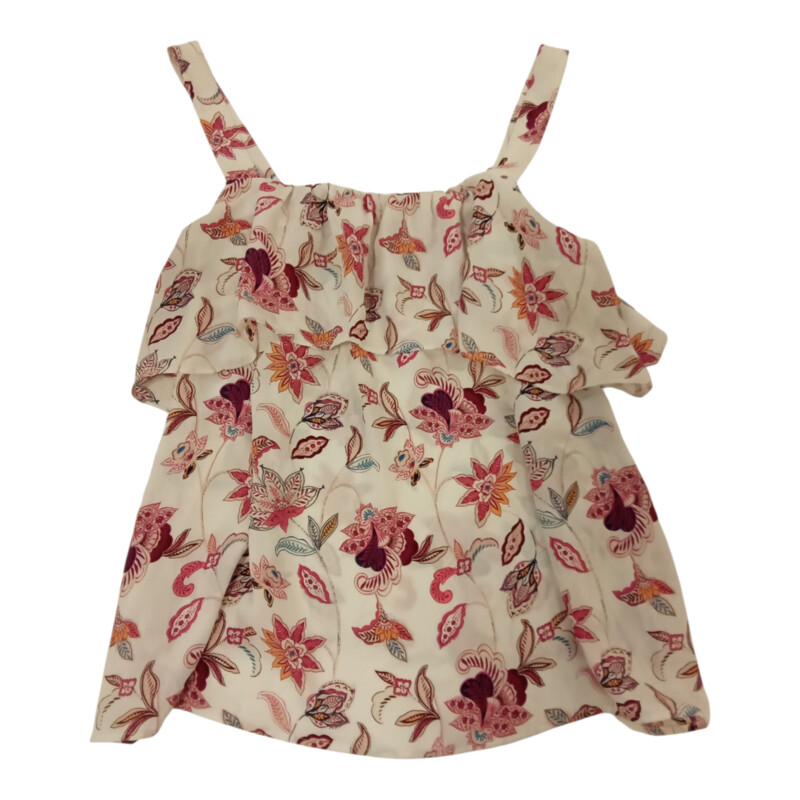 Tank: White/Flowers
