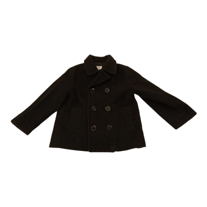 Jacket: Black Peacoat