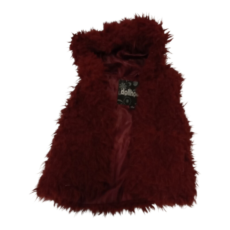 Vest: Maroon Furry