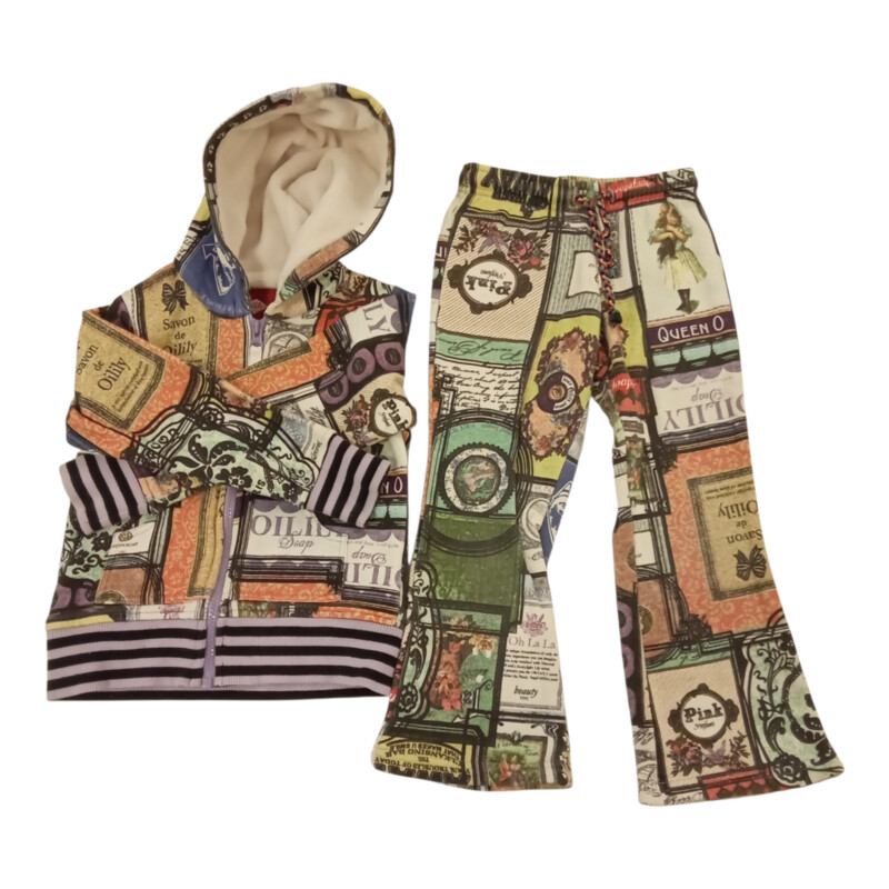 2pc Jacket/Pants Colorful