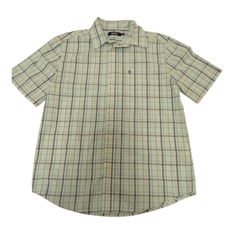 Shirt: Plaid/blue/white