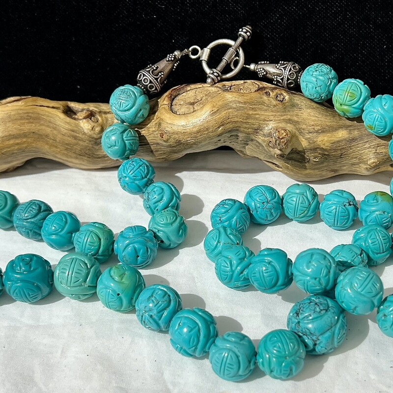 Carved Stone necklace