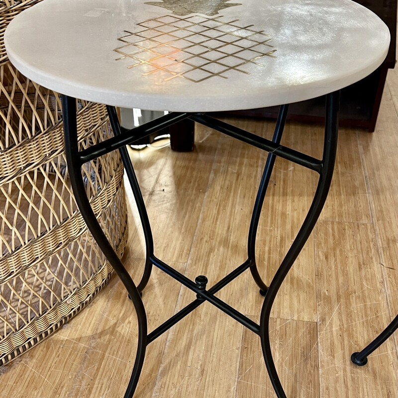 Table Side Pier 1, Pineapple, Size: 16x22