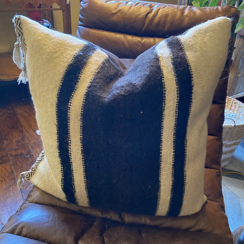 Woven Striped Pillow