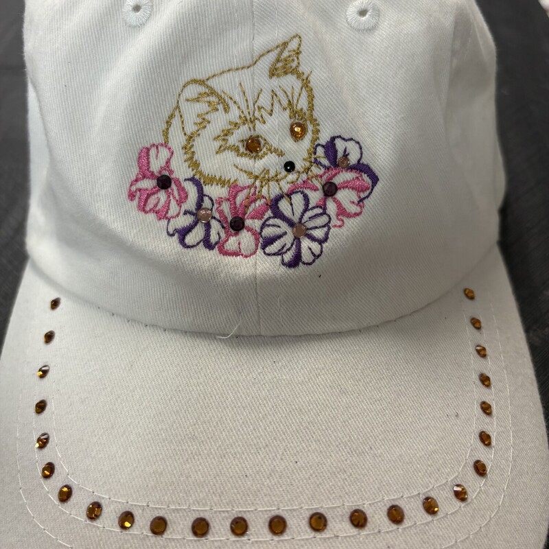 White Kitty Hat