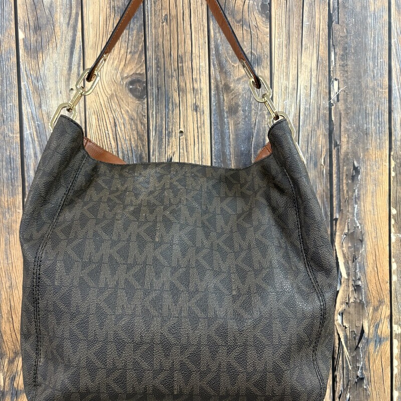 Brown MK Purse, Size: 9x14 In