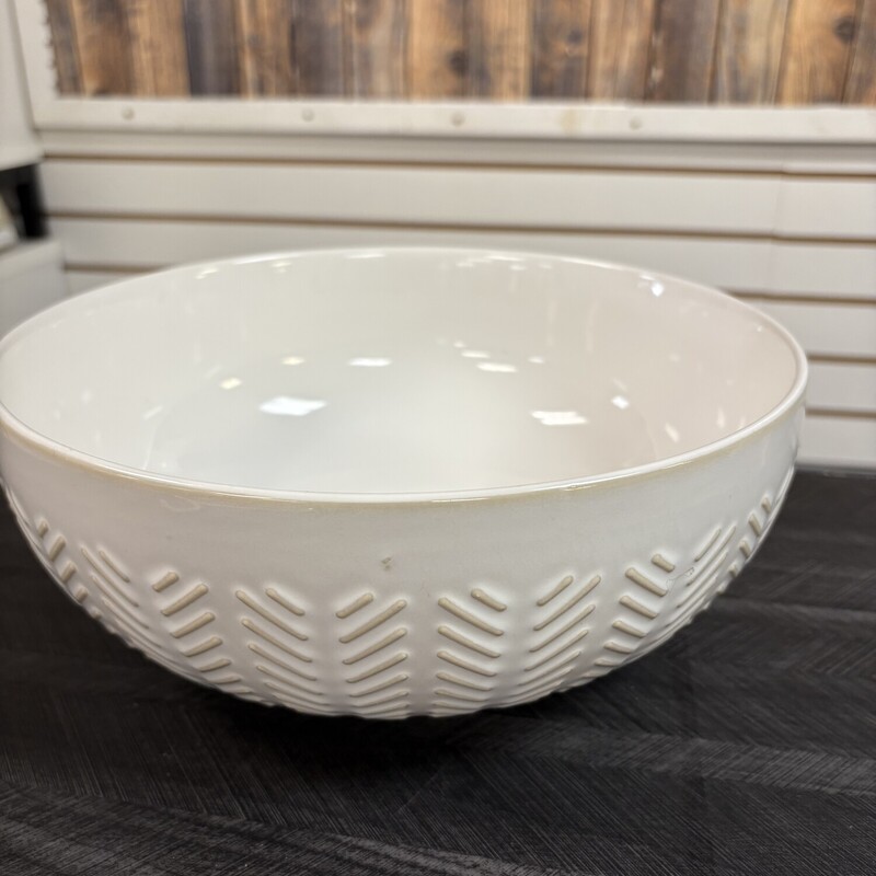 Large White BH&G Bowl, Size: 10x4 In