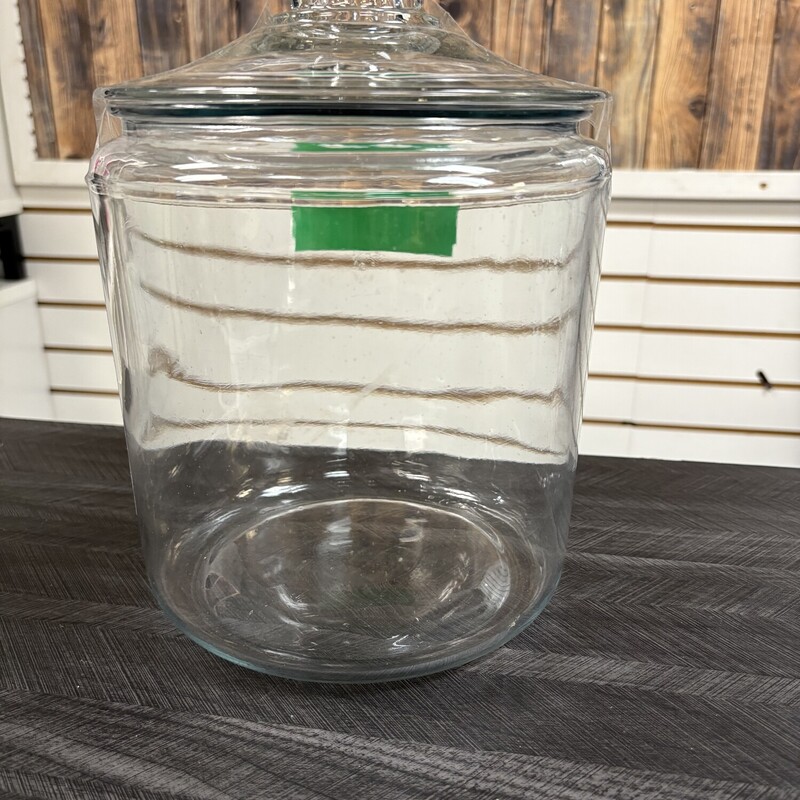 Glass Storage Jar, Size: 7x8 In