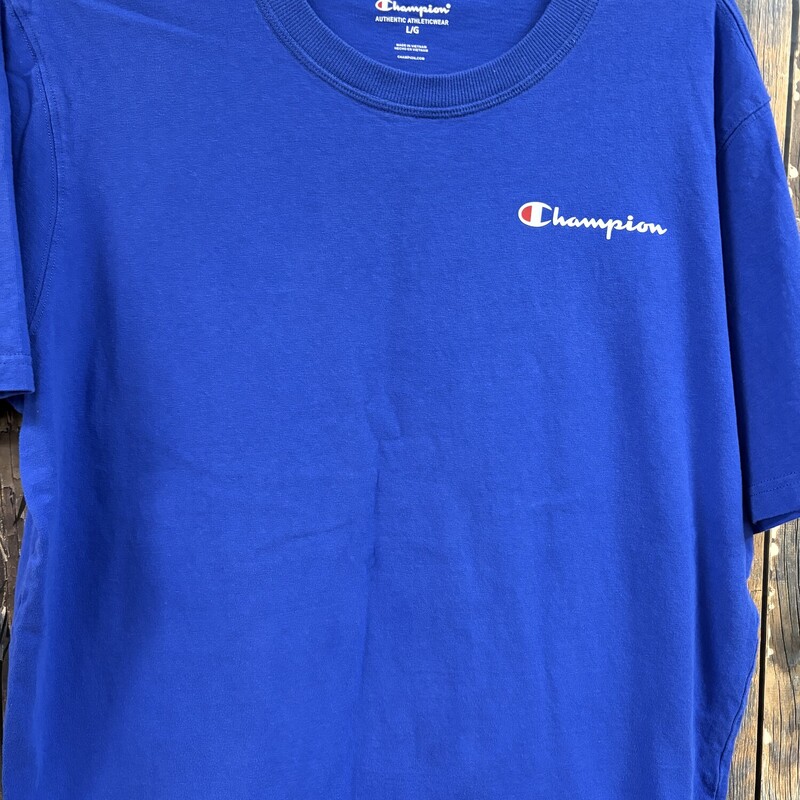 Blue Champion Tee, Size: L