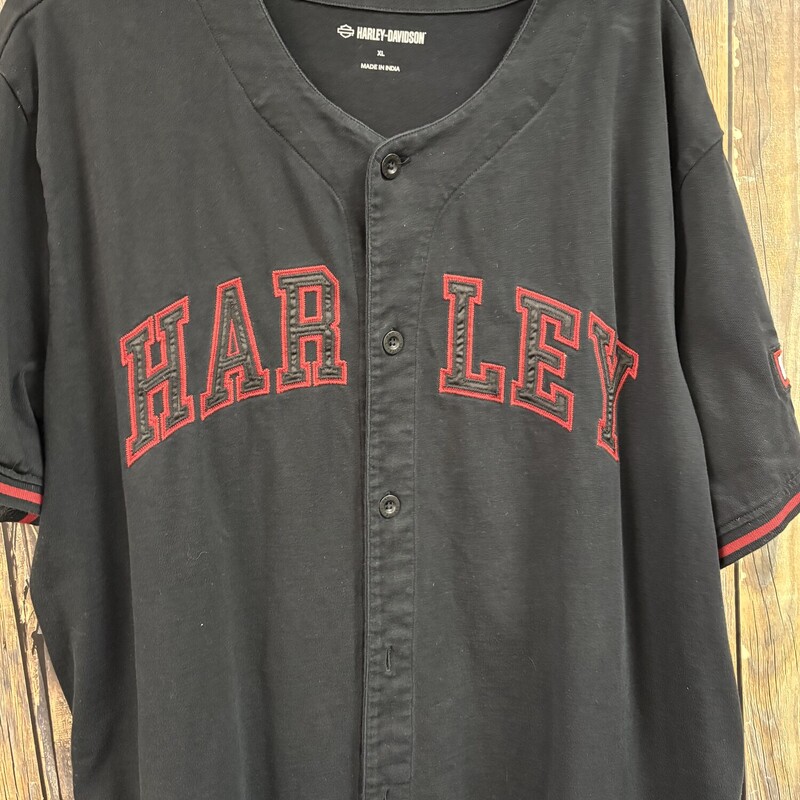 Black Harley Jersey, Size: XL