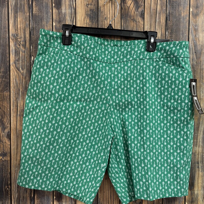 NWT Green Palm Shorts, Size: 18