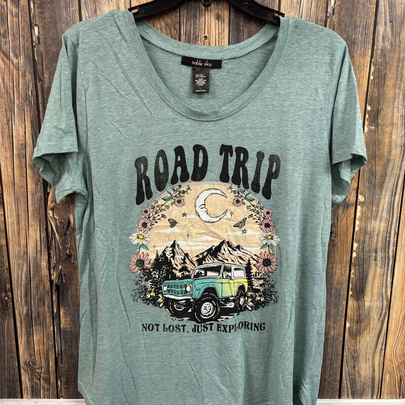 Teal Road Trip Tee